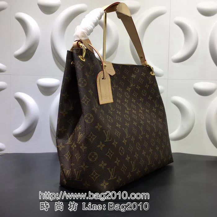 路易威登LV頂級原單 M43703老花配玫杏裏 購物包 YDH1373
